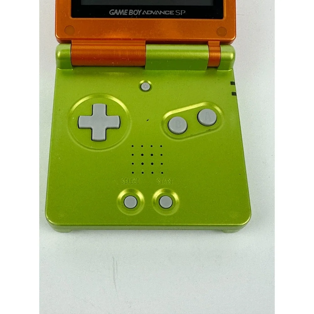 Nintendo Game Boy Advance SP GBA SP Lime Green & Orange Shrek Edition Tested